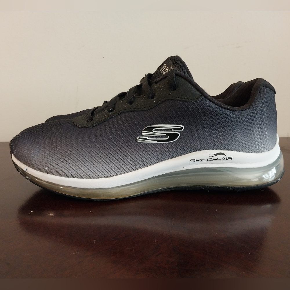 Skechers Women Skech Air Element 2.0  Black Gray Running Gym Shoes Sneakers Sz 9